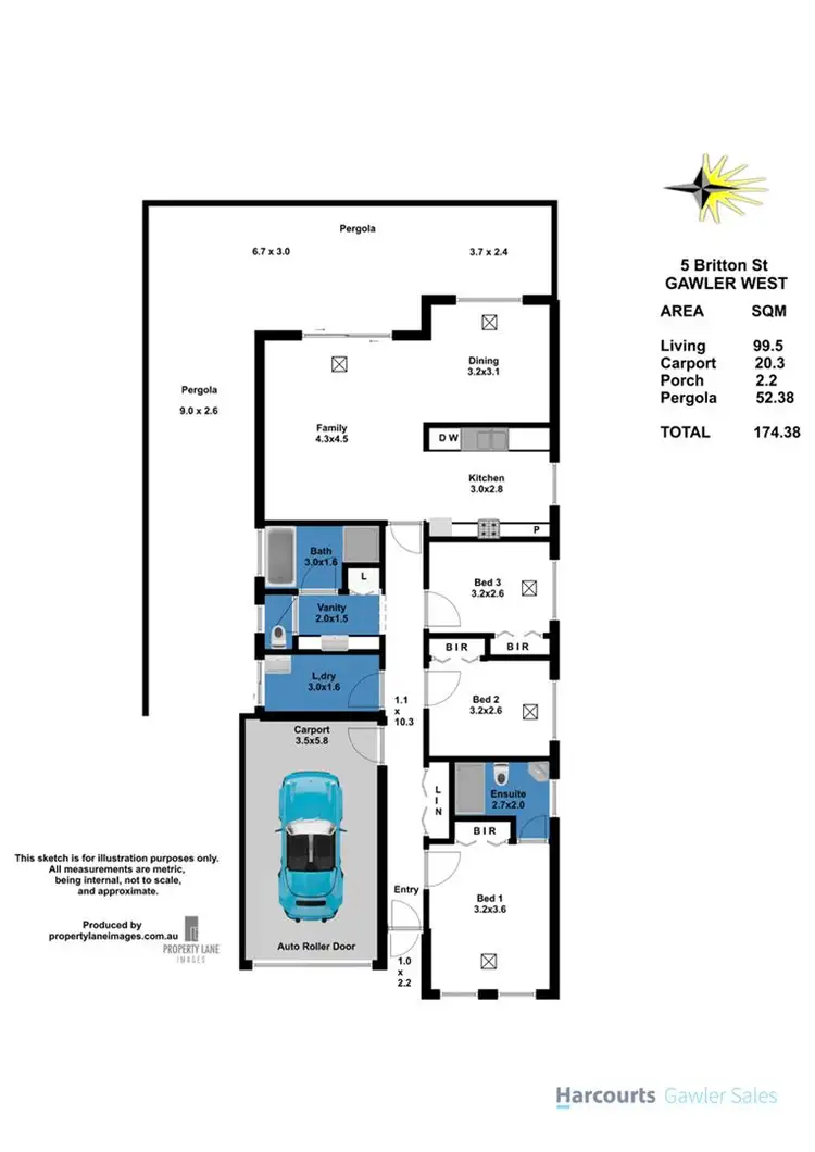 Floorplan of Homely house listing, 5 Britton Street, Gawler West SA 5118