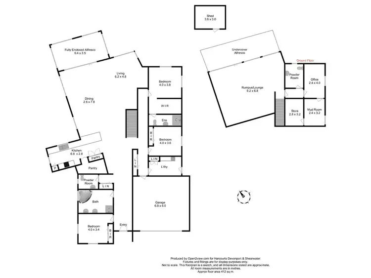 Floorplan of Homely house listing, 38 Leary Avenue, Stony Rise TAS 7310