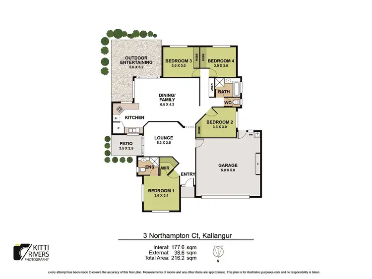 Floorplan of Homely house listing, 3 Northampton Court, Kallangur QLD 4503