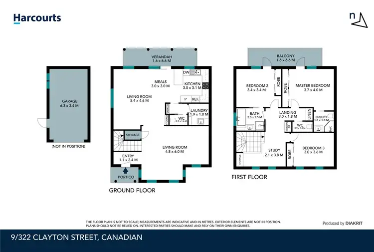 Floorplan of Homely house listing, 9/322 Clayton Street, Canadian VIC 3350