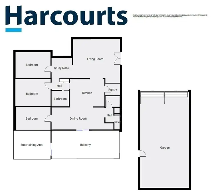 Floorplan of Homely house listing, 93 Wimmera Street, Dimboola VIC 3414