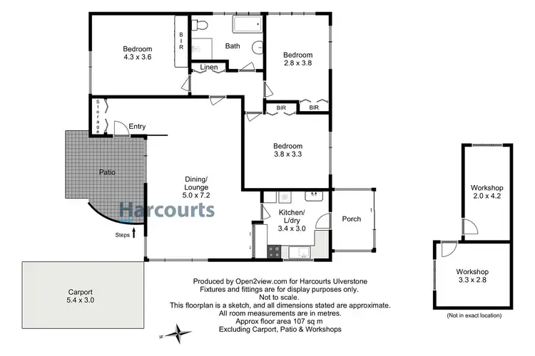 Floorplan of Homely house listing, 16 Stanley Street, Ulverstone TAS 7315