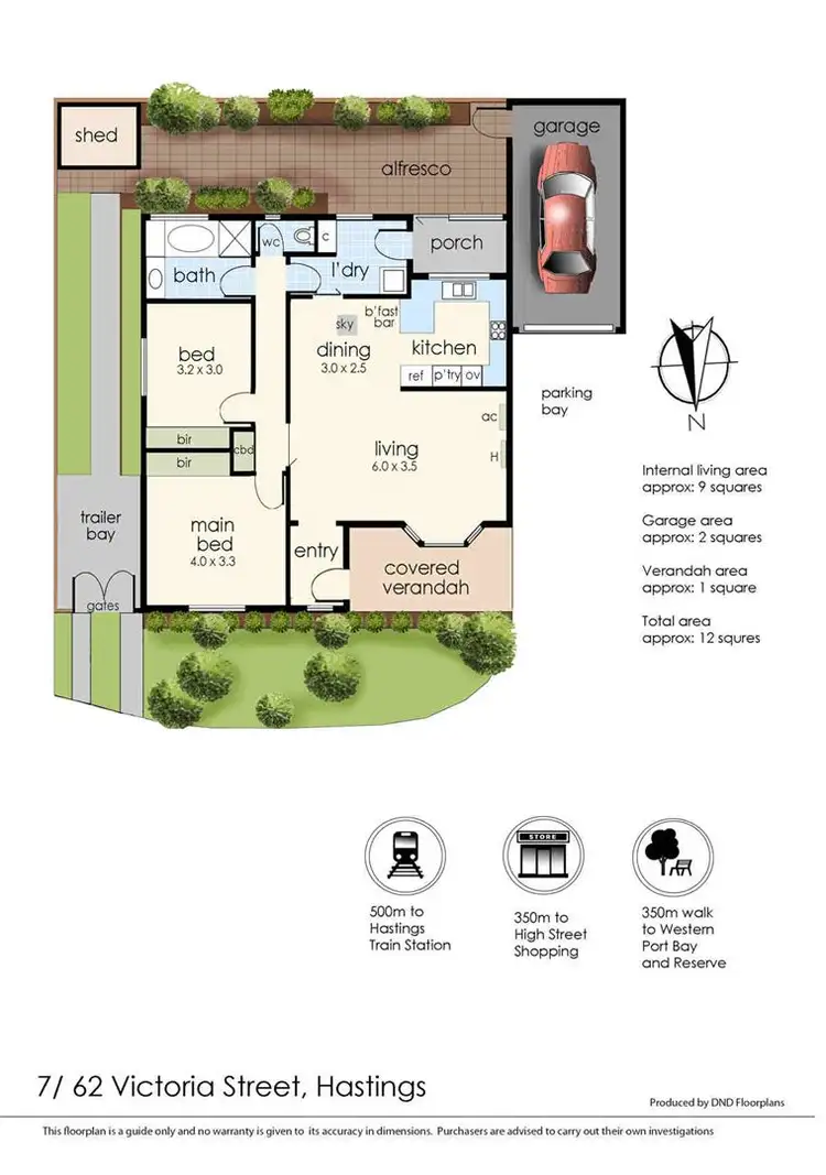 Floorplan of Homely unit listing, 7/62 Victoria Street, Hastings VIC 3915