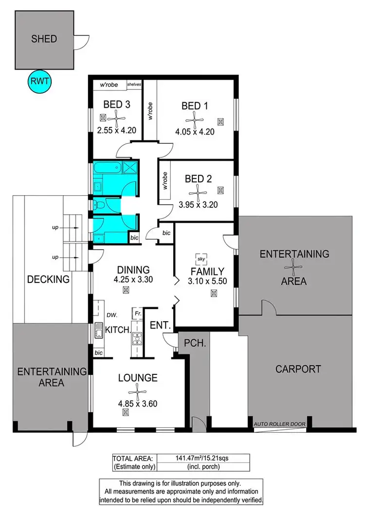 Floorplan of Homely house listing, 21 Glenburnie Street, Happy Valley SA 5159