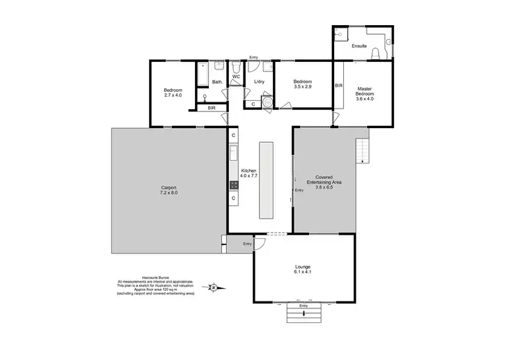 Floorplan of Homely house listing, 11 Loongana Place, Somerset TAS 7322