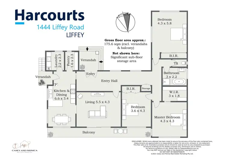 Floorplan of Homely house listing, 1444 Liffey Rd, Liffey TAS 7301