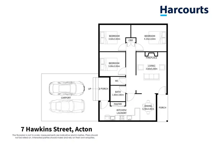 Floorplan of Homely house listing, 7 Hawkins Street, Acton TAS 7320