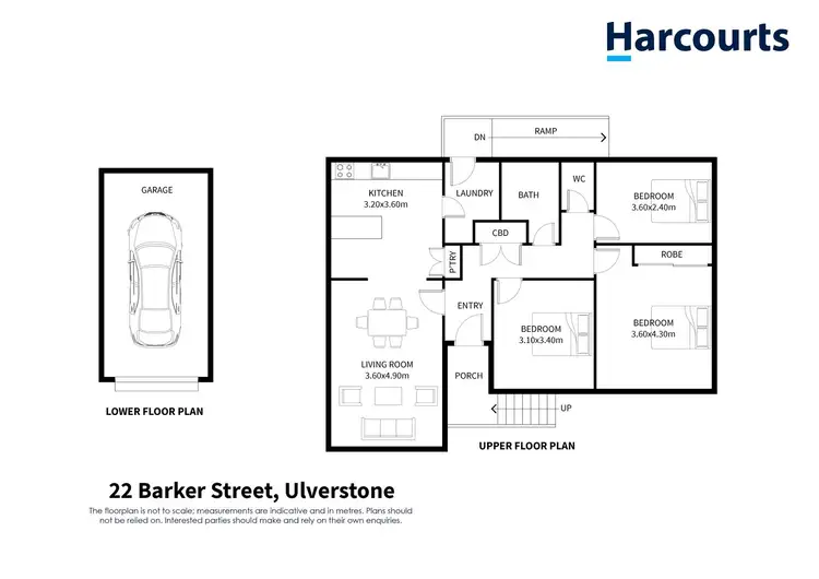 Floorplan of Homely house listing, 22 Barker Street, Ulverstone TAS 7315
