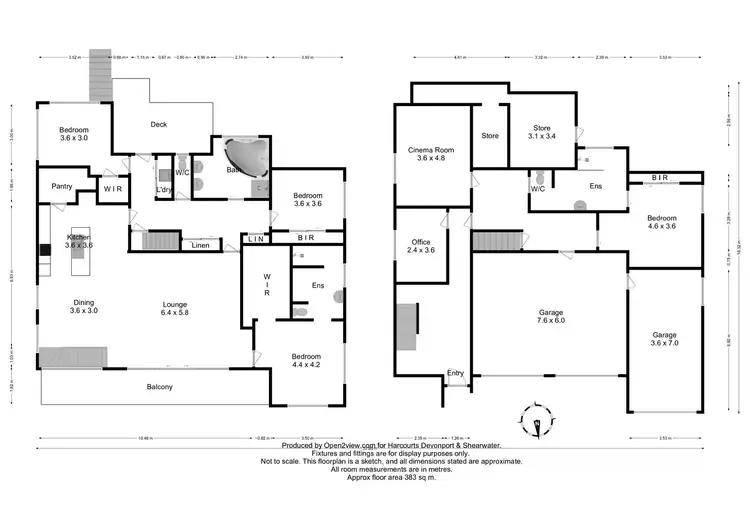 Floorplan of Homely house listing, 23 Lyons Avenue, Miandetta TAS 7310