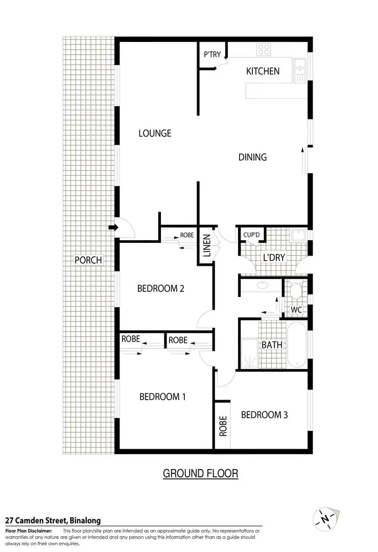 Floorplan of Homely house listing, 27 Camden Street, Binalong NSW 2584