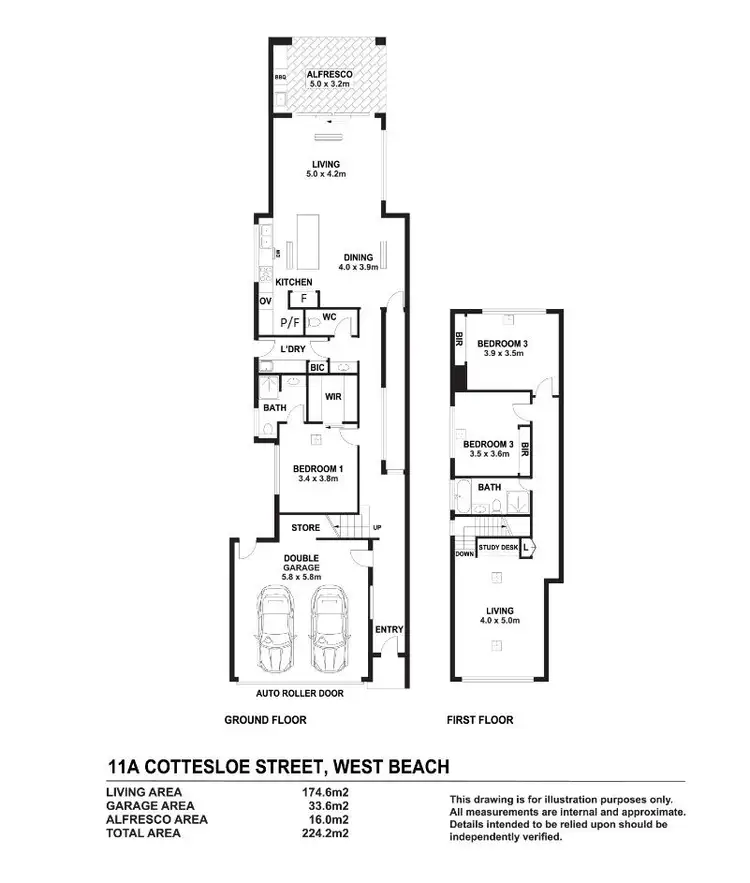 Floorplan of Homely house listing, 11a Cottesloe Street, West Beach SA 5024