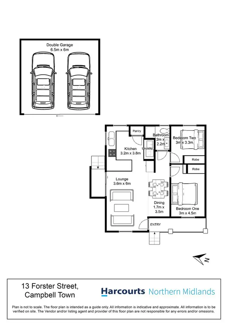 Floorplan of Homely house listing, 13 Forster Street, Campbell Town TAS 7210
