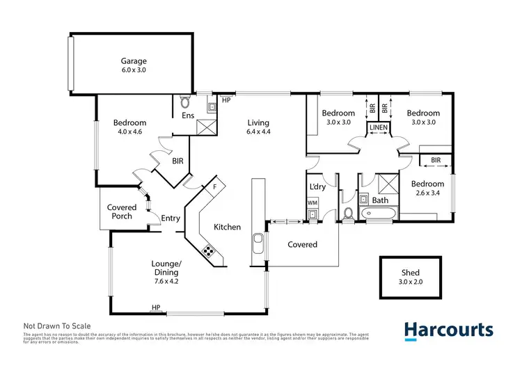 Floorplan of Homely house listing, 3 Kerby Court, Prospect Vale TAS 7250