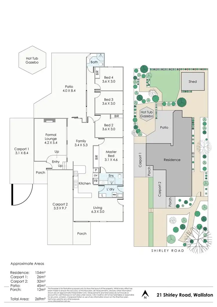 Floorplan of Homely house listing, 21 Shirley Road, Walliston WA 6076
