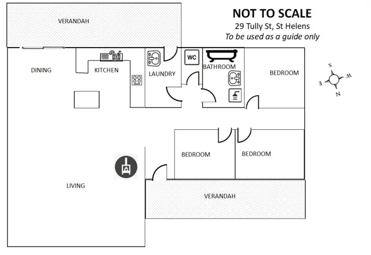 Floorplan of Homely house listing, 29 Tully Street, St Helens TAS 7216