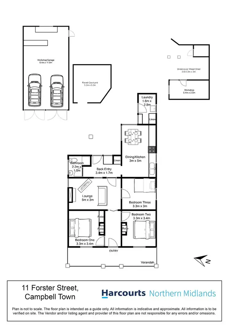 Floorplan of Homely house listing, 11 Forster Street, Campbell Town TAS 7210