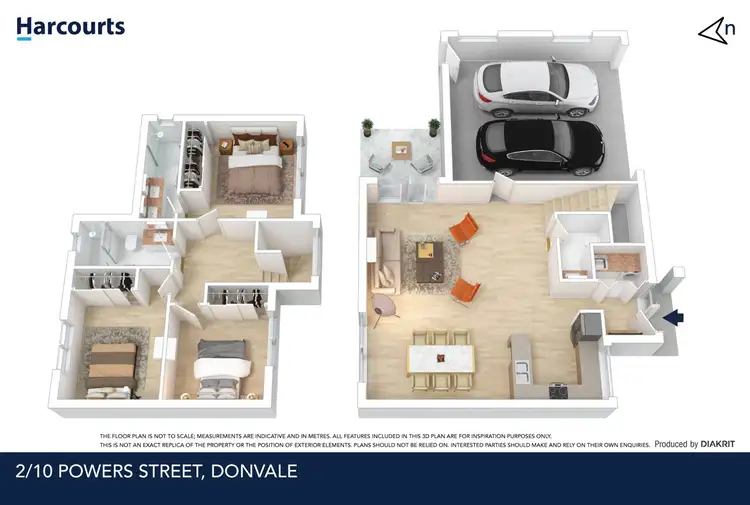 Floorplan of Homely townhouse listing, 2/10 Powers Street, Donvale VIC 3111