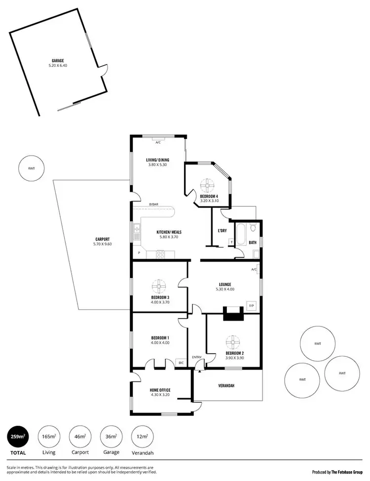 Floorplan of Homely house listing, 2-4 Adelaide Road, Echunga SA 5153