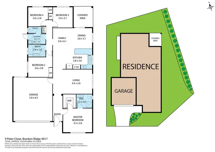 Floorplan of Homely house listing, 9 Peter Close, Bracken Ridge QLD 4017
