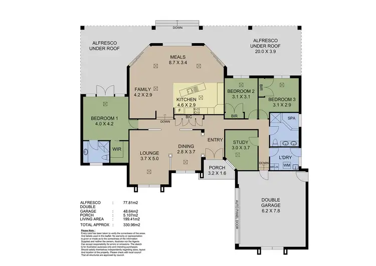 Floorplan of Homely house listing, 17 Thornbill Drive, Mount Barker SA 5251