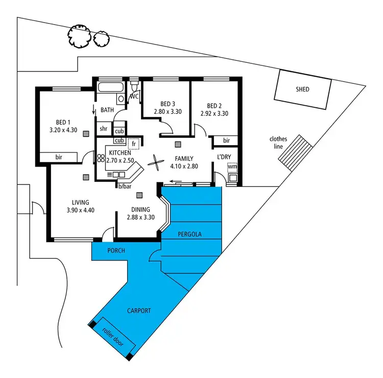 Floorplan of Homely house listing, 64 Jeanette Crescent, Aberfoyle Park SA 5159