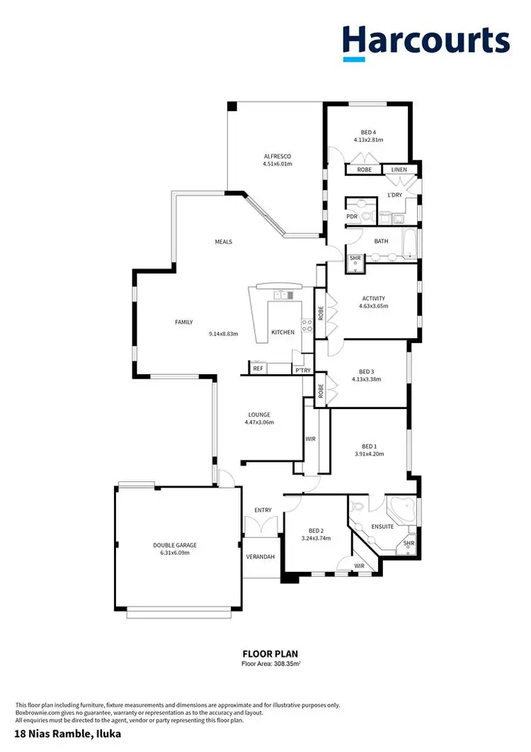 Floorplan of Homely house listing, 18 Nias Ramble, Iluka WA 6028