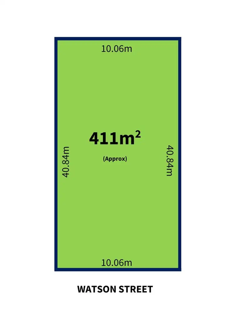 Floorplan of Homely land listing, 3B Watson Street, Hectorville SA 5073
