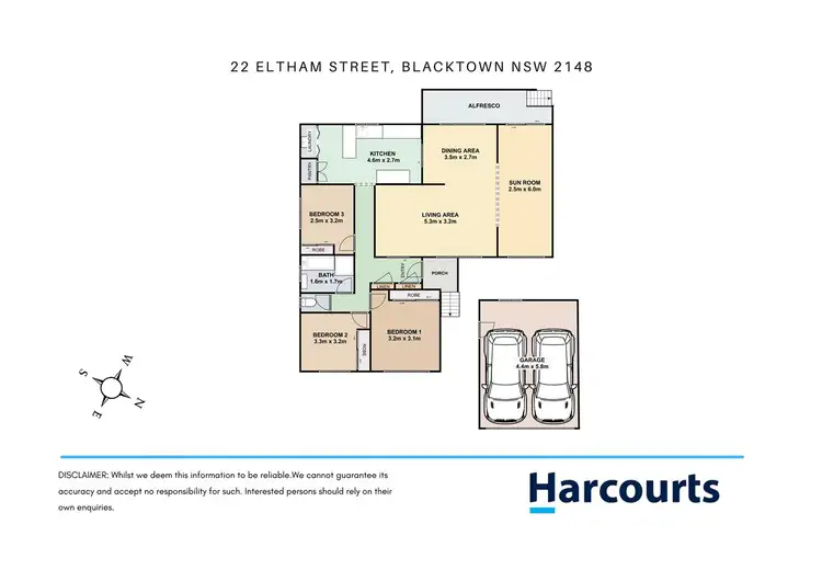 Floorplan of Homely house listing, 22 Eltham Street, Blacktown NSW 2148