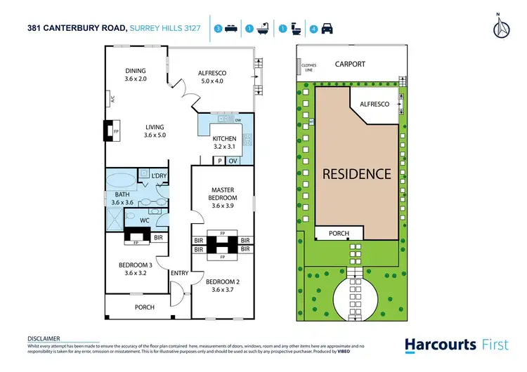 Floorplan of Homely house listing, 381 Canterbury Road, Surrey Hills VIC 3127