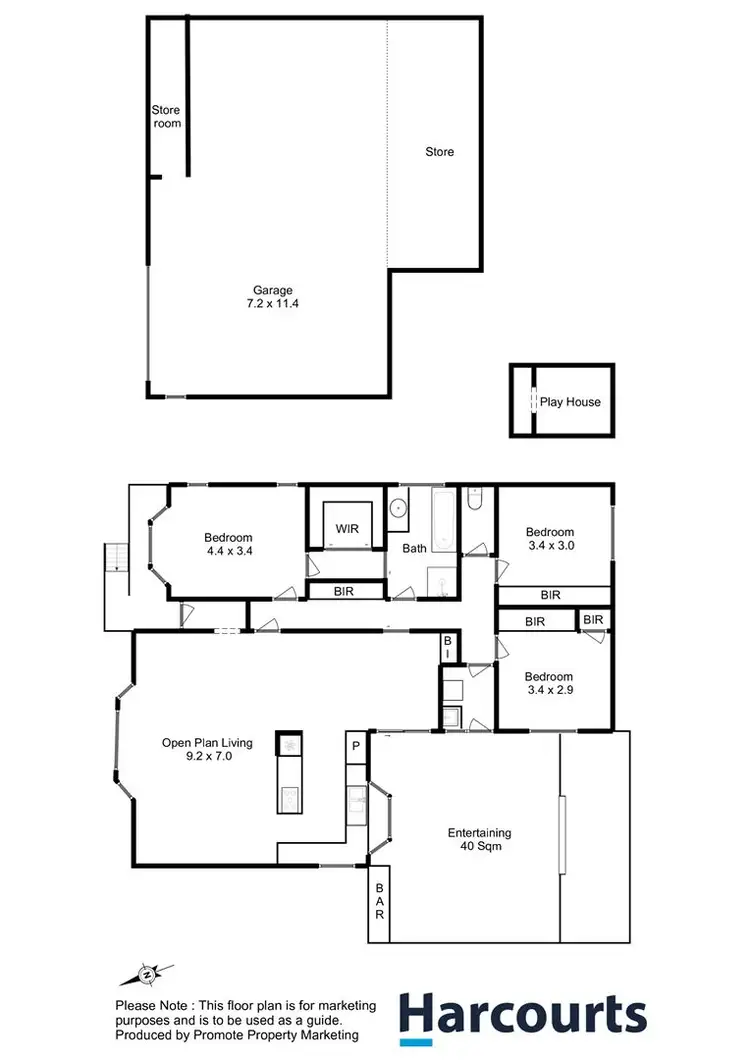Floorplan of Homely house listing, 40 Sharron Drive, Granton TAS 7030
