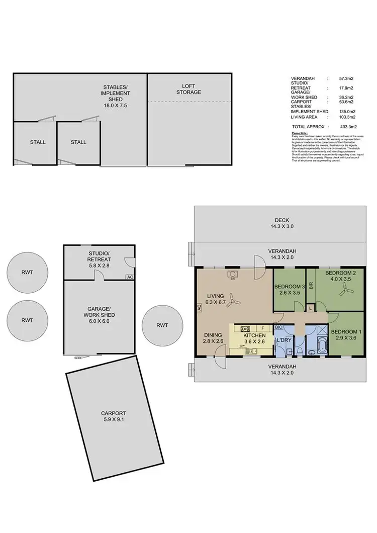 Floorplan of Homely rural property listing, 2515 Strathalbyn Road, Macclesfield SA 5153