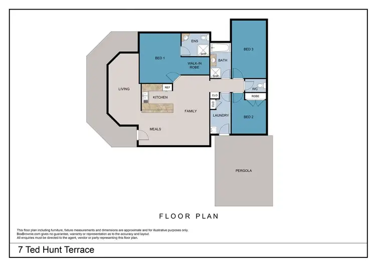 Floorplan of Homely rural property listing, 7 Ted Hunt Terrace, Moruya NSW 2537