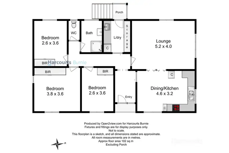 Floorplan of Homely house listing, 12 Garner Court, Shorewell Park TAS 7320