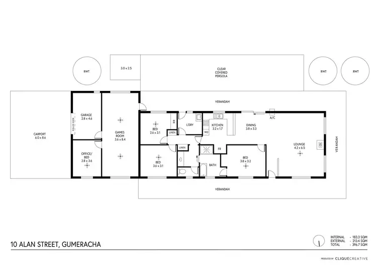 Floorplan of Homely house listing, 10 Alan Street, Gumeracha SA 5233