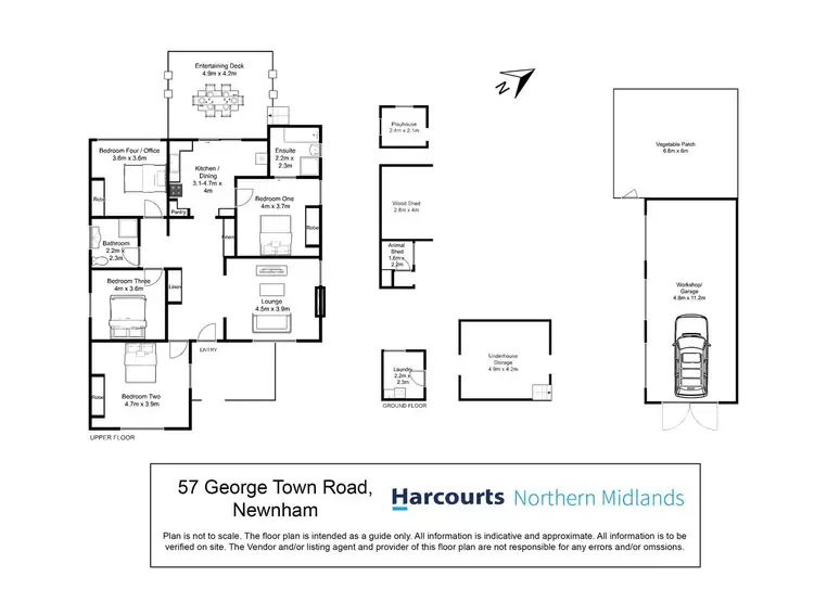 Floorplan of Homely house listing, 57 George Town Road, Newnham TAS 7248