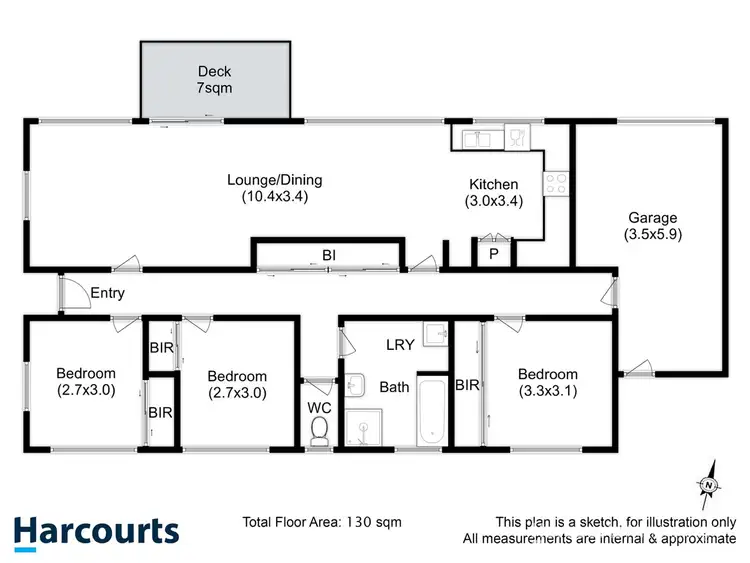 Floorplan of Homely unit listing, 4/14 Yarraman Drive, Kingston TAS 7050