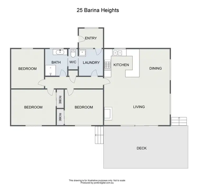 Floorplan of Homely rural property listing, 25 Barina Heights, Yea VIC 3717