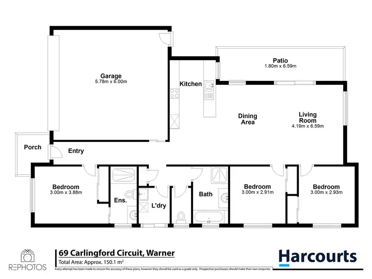 Floorplan of Homely house listing, 69 Carlingford Circuit, Warner QLD 4500