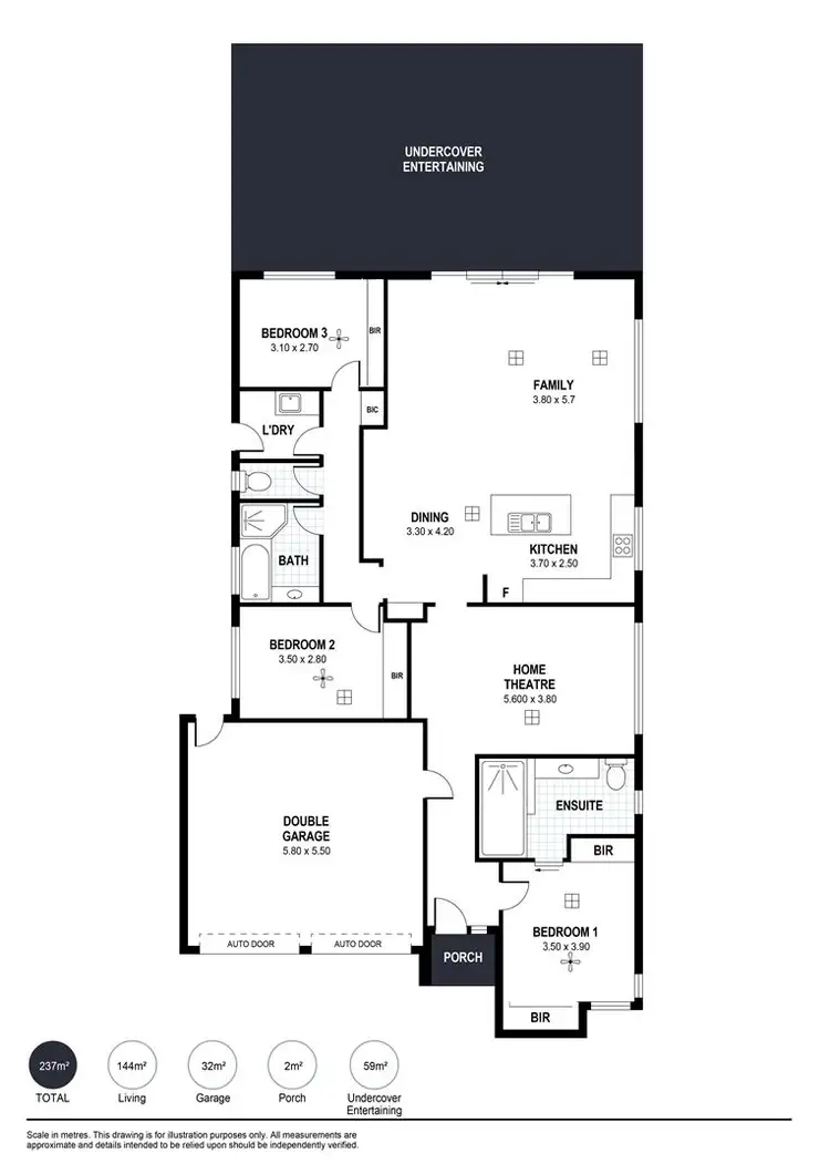 Floorplan of Homely house listing, 46 Bartel Boulevard, Victor Harbor SA 5211
