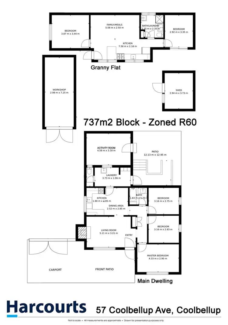 Floorplan of Homely house listing, 57 Coolbellup Avenue, Coolbellup WA 6163