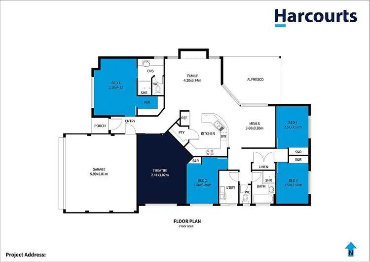 Floorplan of Homely house listing, 31 Lyrebird Loop, Seville Grove WA 6112