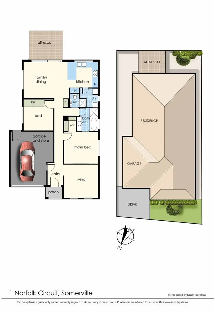 Floorplan of Homely house listing, 1 Norfolk Pine Circuit, Somerville VIC 3912