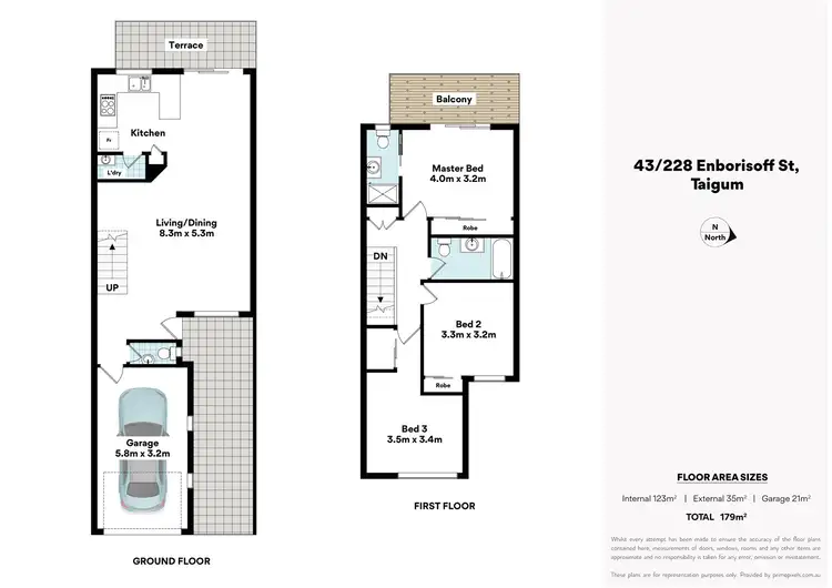 Floorplan of Homely townhouse listing, 43/228 Enborisoff Street, Taigum QLD 4018