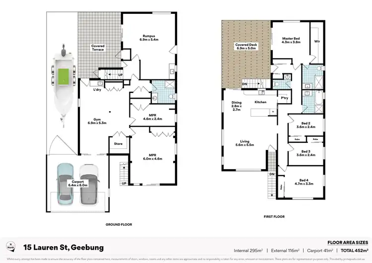 Floorplan of Homely house listing, 15 Lauren Street, Geebung QLD 4034
