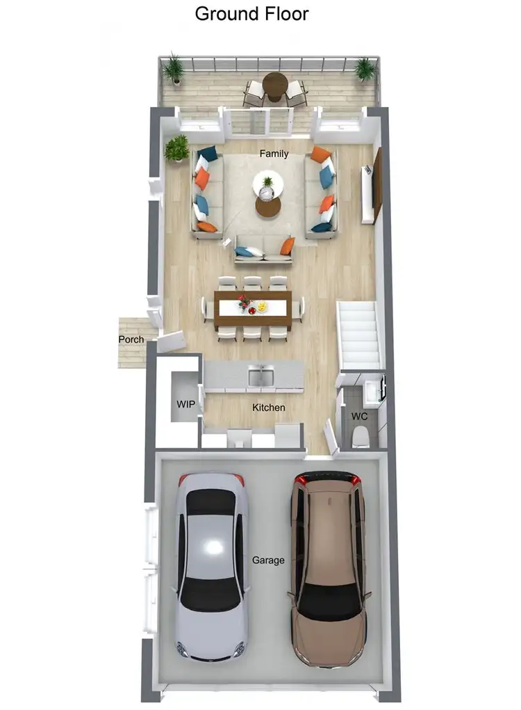 Floorplan of Homely townhouse listing, 7/5 David Street, O'connor ACT 2602