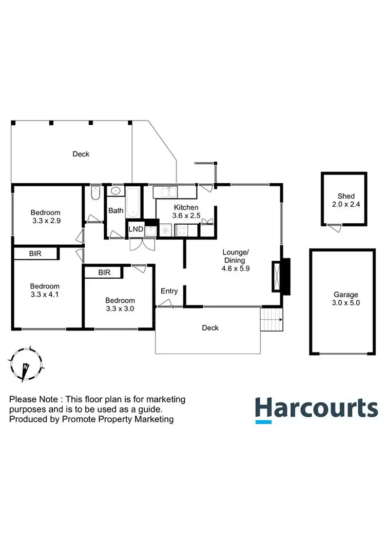 Floorplan of Homely house listing, 26 Lorraine Crescent, Rosetta TAS 7010