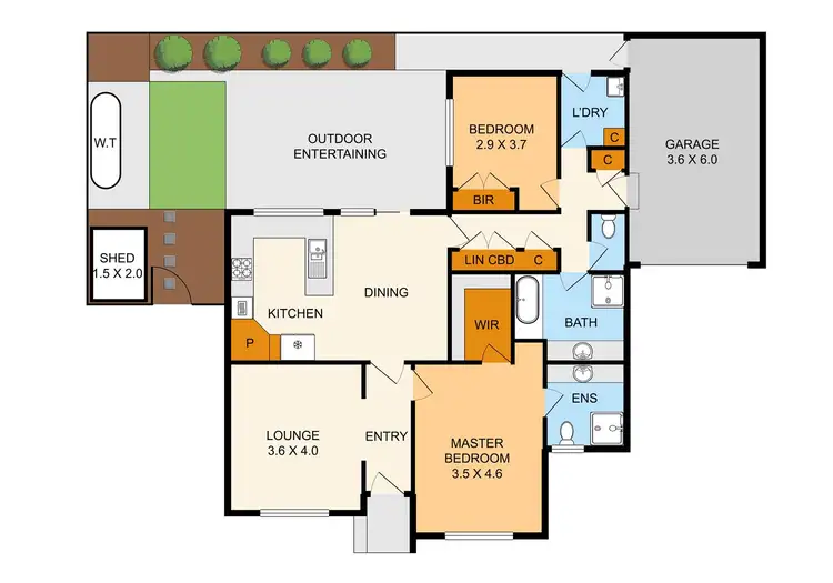 Floorplan of Homely unit listing, 2/9 Ash Grove, Bayswater VIC 3153