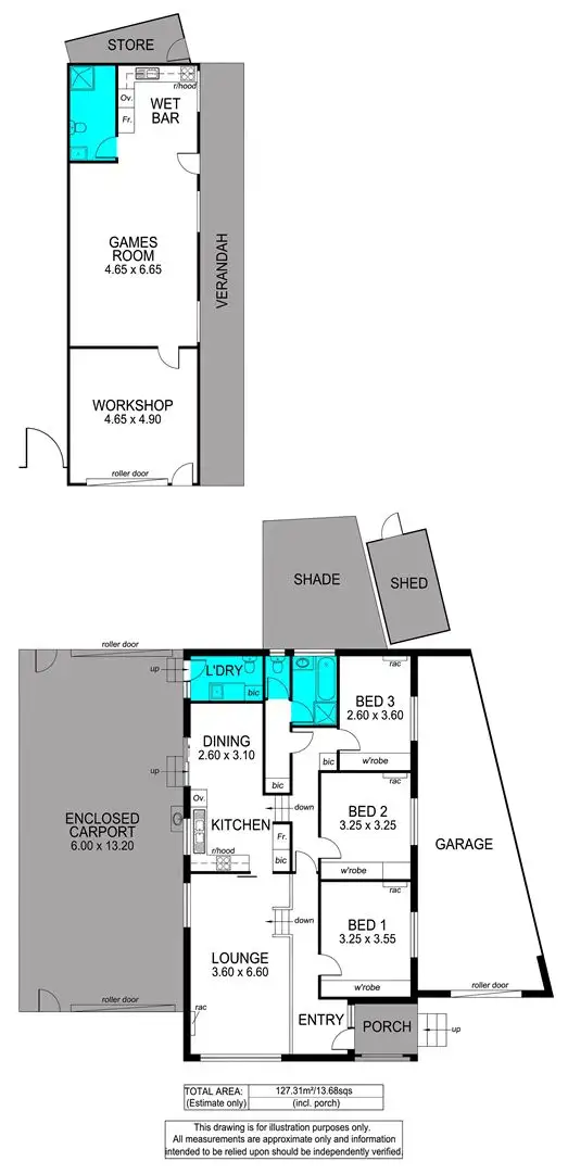Floorplan of Homely house listing, 1 Dargi Court, Trott Park SA 5158