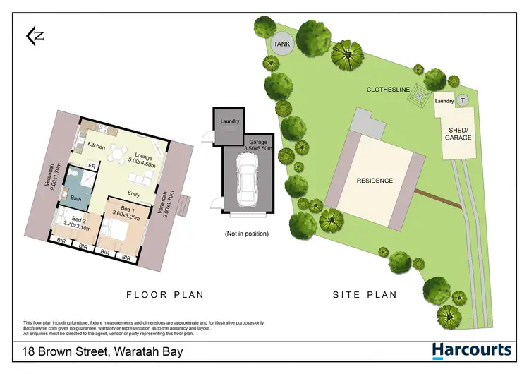 Floorplan of Homely house listing, 18 Brown Street, Waratah Bay VIC 3959