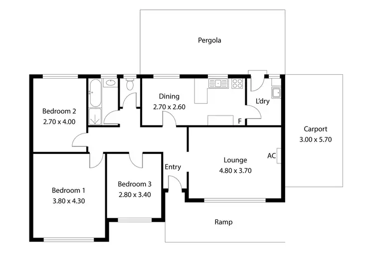 Floorplan of Homely house listing, 5 Bowcher Street, Salisbury SA 5108